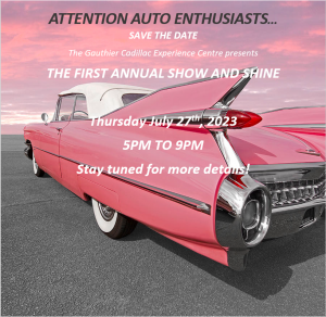 CADILLAC SHOW AND SHINE JULY 27, 2023