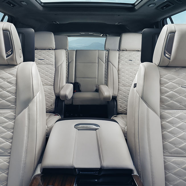 THREE ROWS OF SEATING