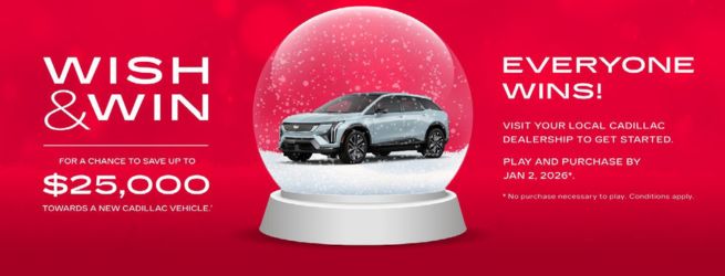 Wish Win Contest Cadillac