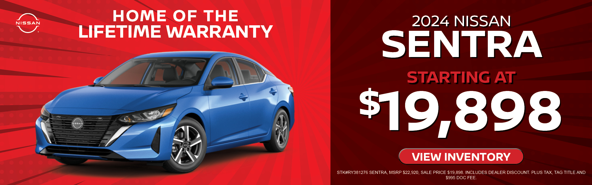 Sentra MSRP Offer