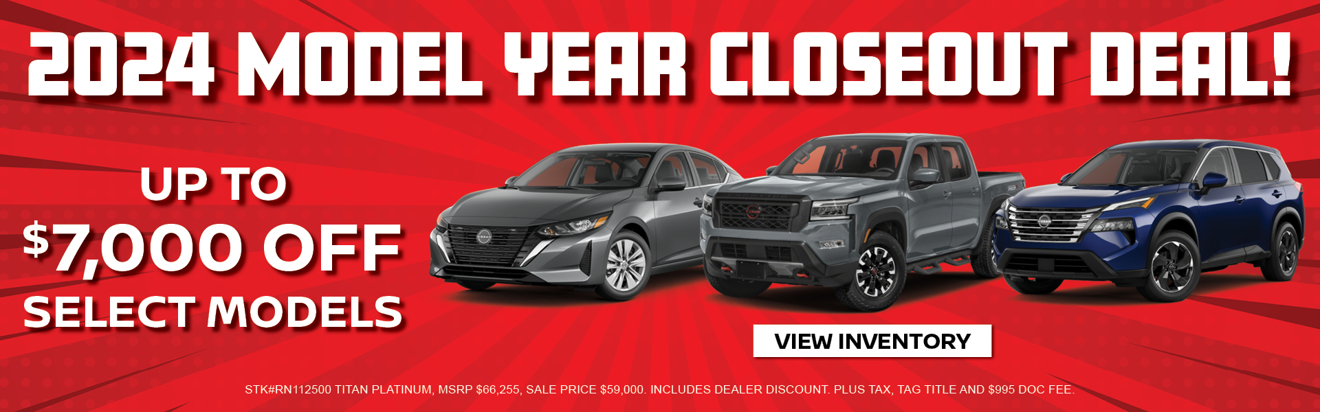 2024 Model Closeout Sale