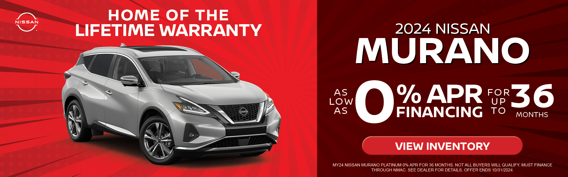 Murano APR Offer