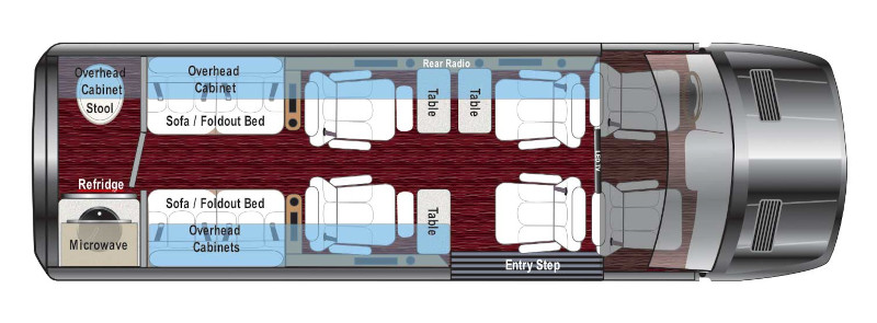 LUXE Cruiser 170 Floor Plan