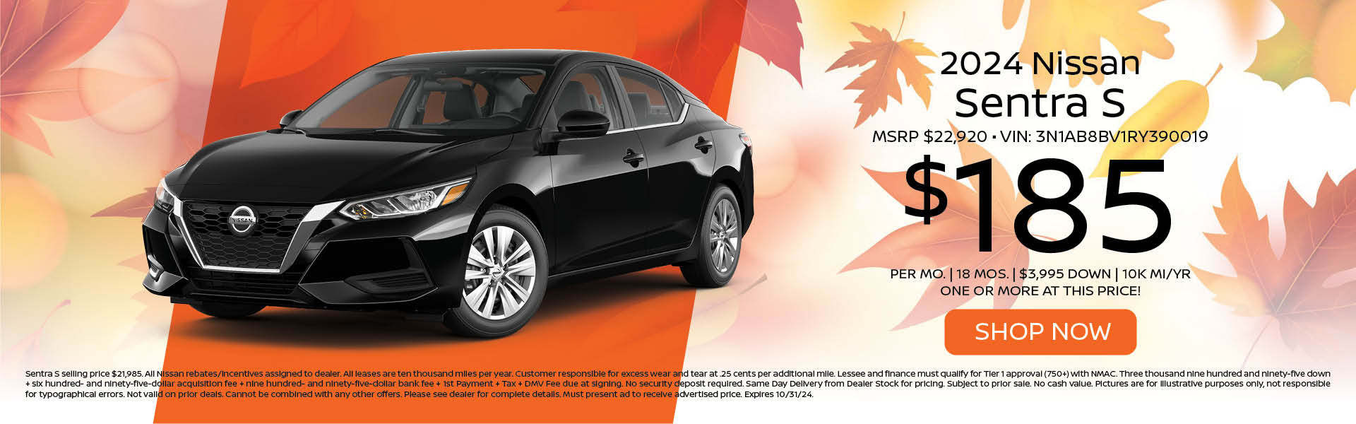 2024 Nissan Sentra Lease Offer