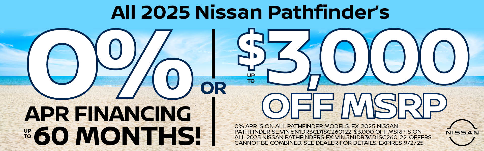 2025 Nissan Pathfinder offer