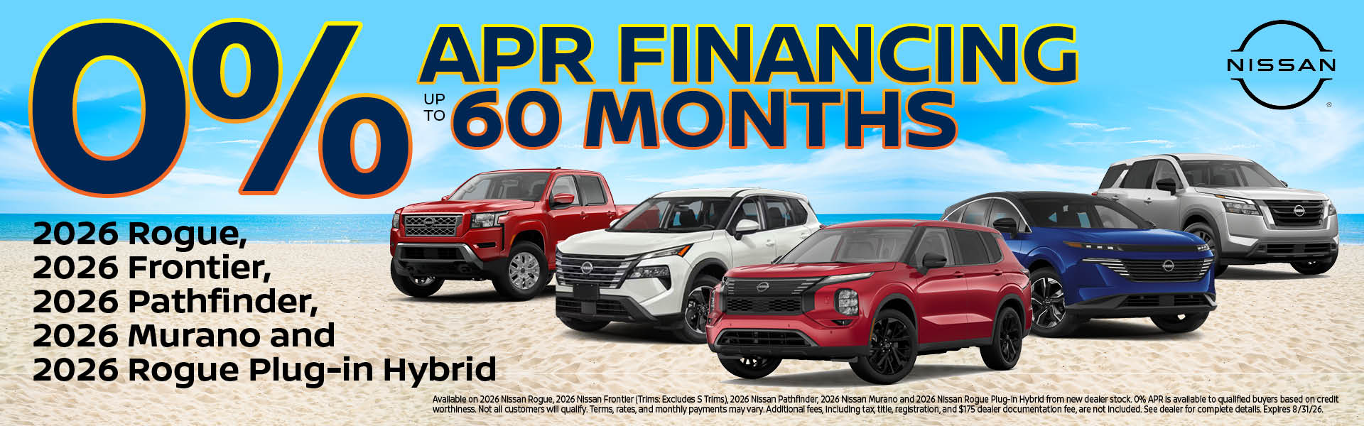 0% APR Financing for up to 60 Months