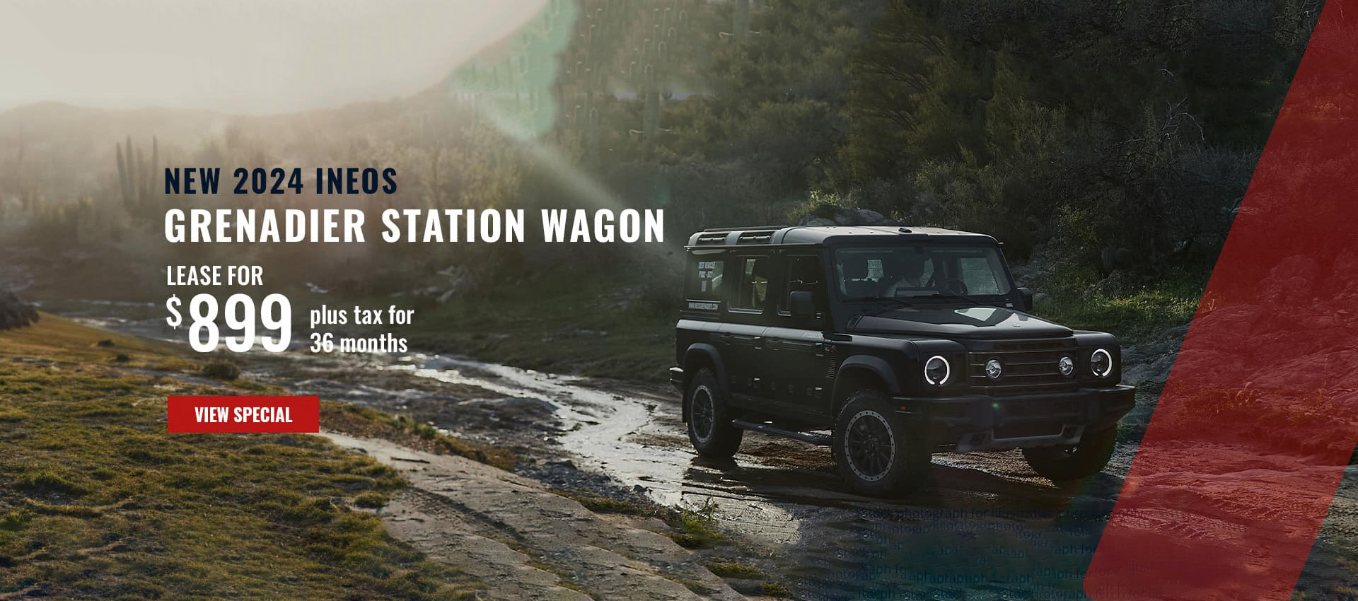 grenadier Station wagon offroading