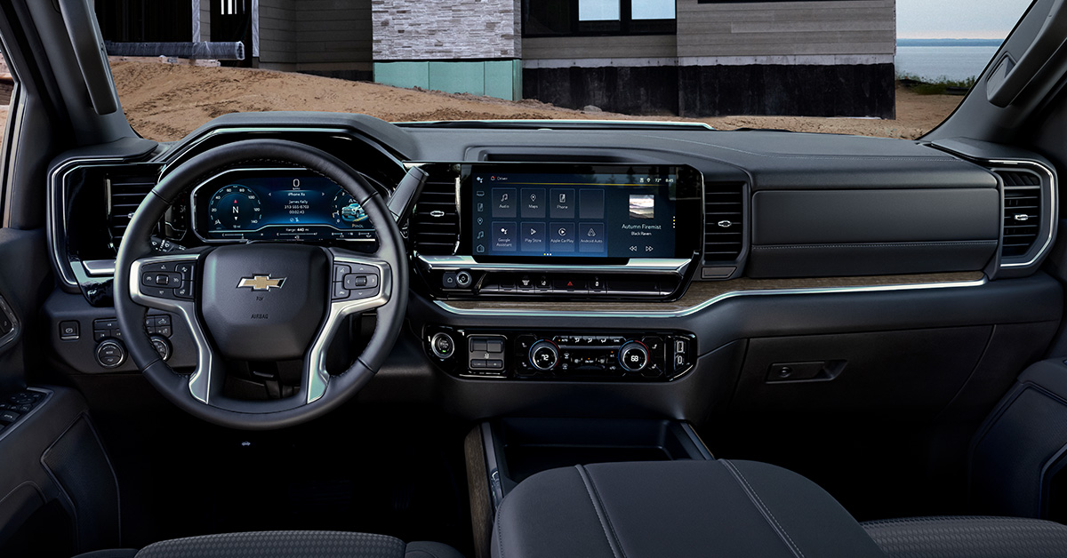 2024 Chevy Silverado 3500 HD Premium and High Tech interior