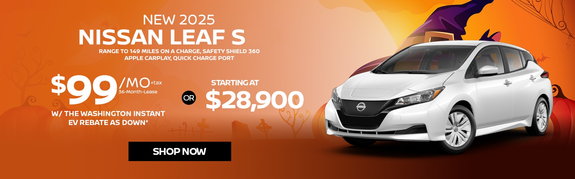 New 2025 Nissan Leaf S