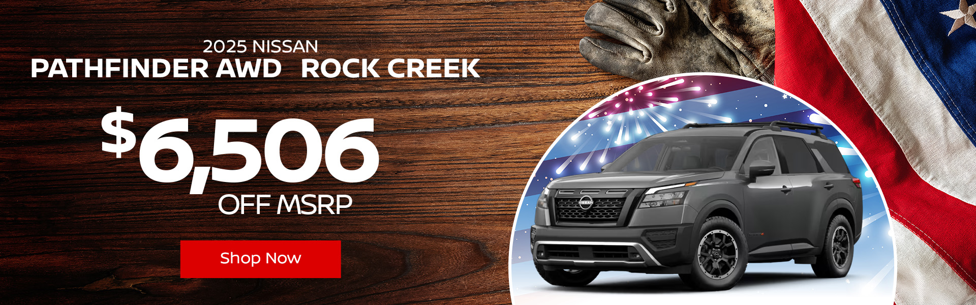 2025 NISSAN PATHFINDER AWD “ROCK CREEK”