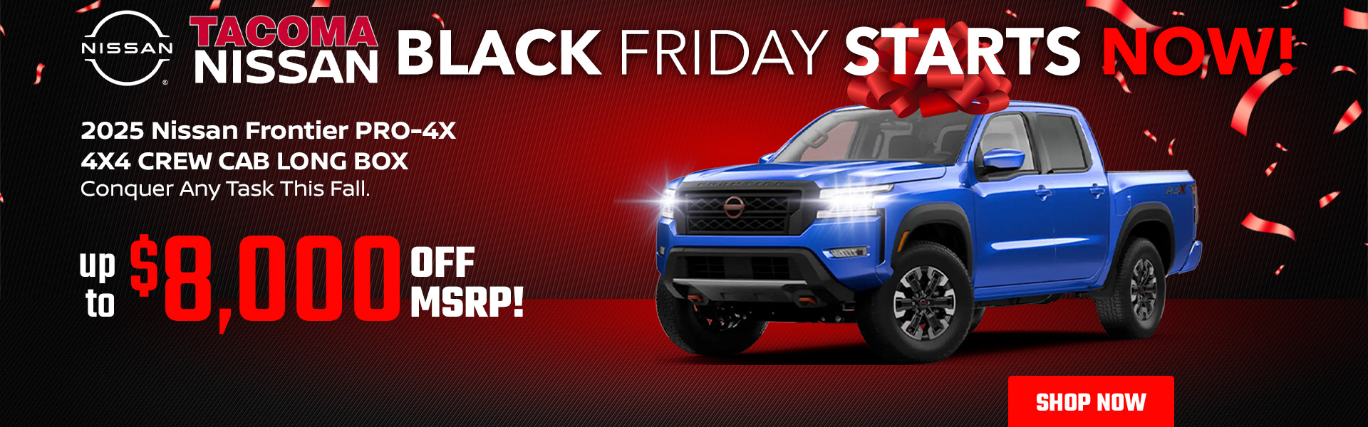 Frontier 2025 NISSAN FRONTIER PRO-4X 4X4 CREW CAB LONG BOX