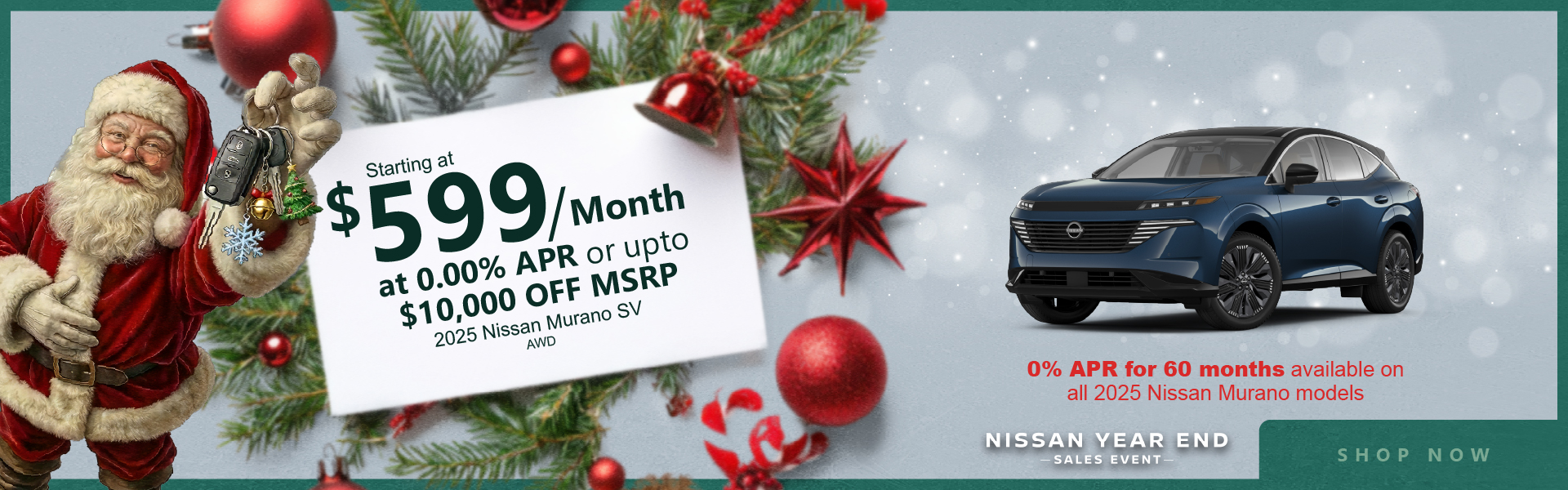 2025 NISSAN NEW NISSAN MURANO “SV” AWD