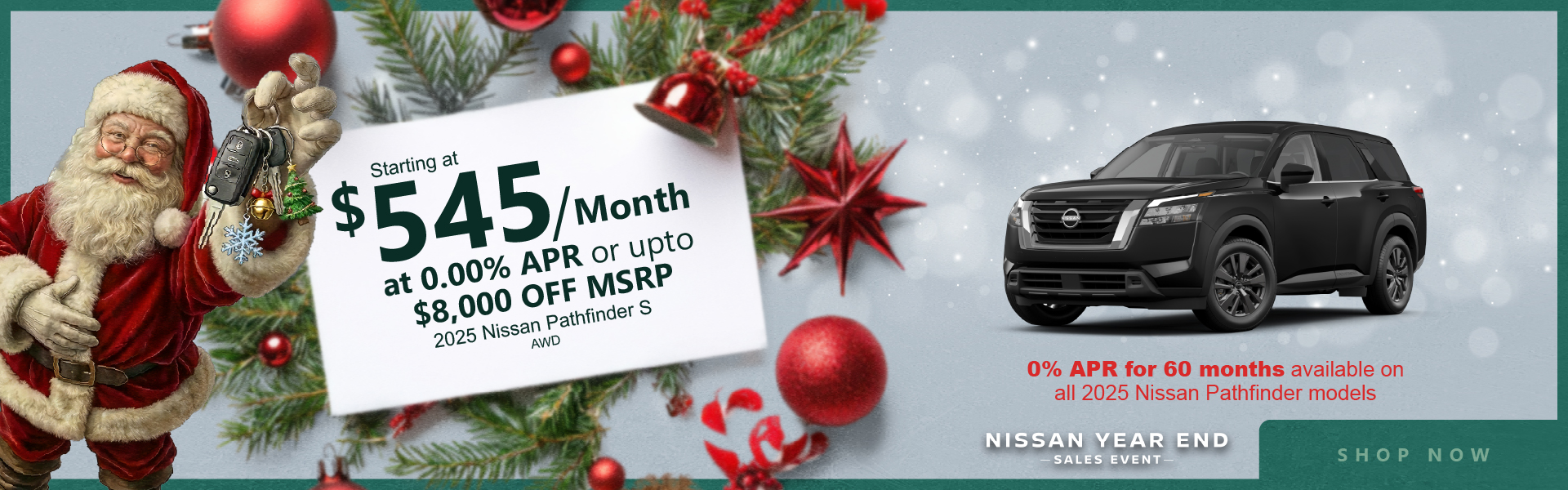 2025 NISSAN NEW NISSAN PATHFINDER “S” AWD