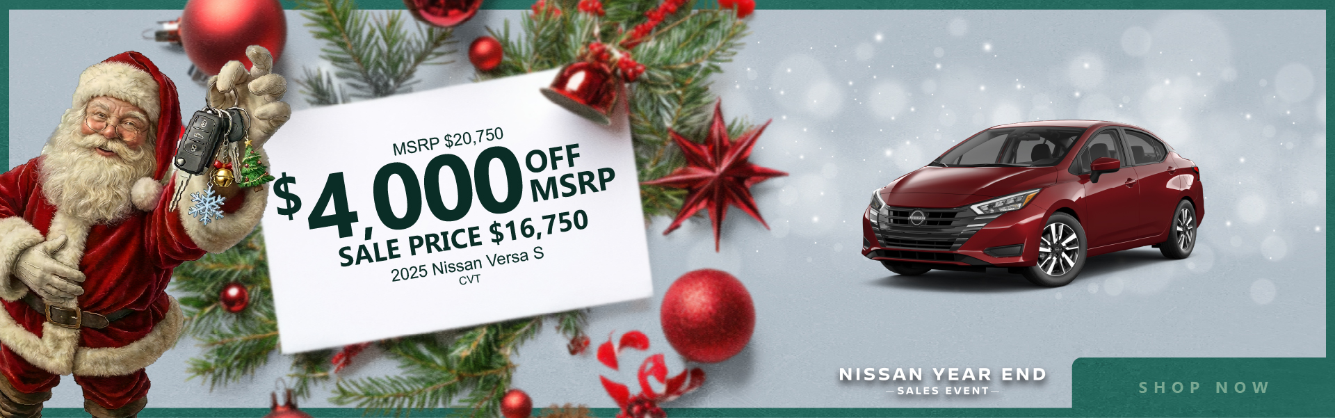 2025 NISSAN NEW NISSAN VERSA S CVT