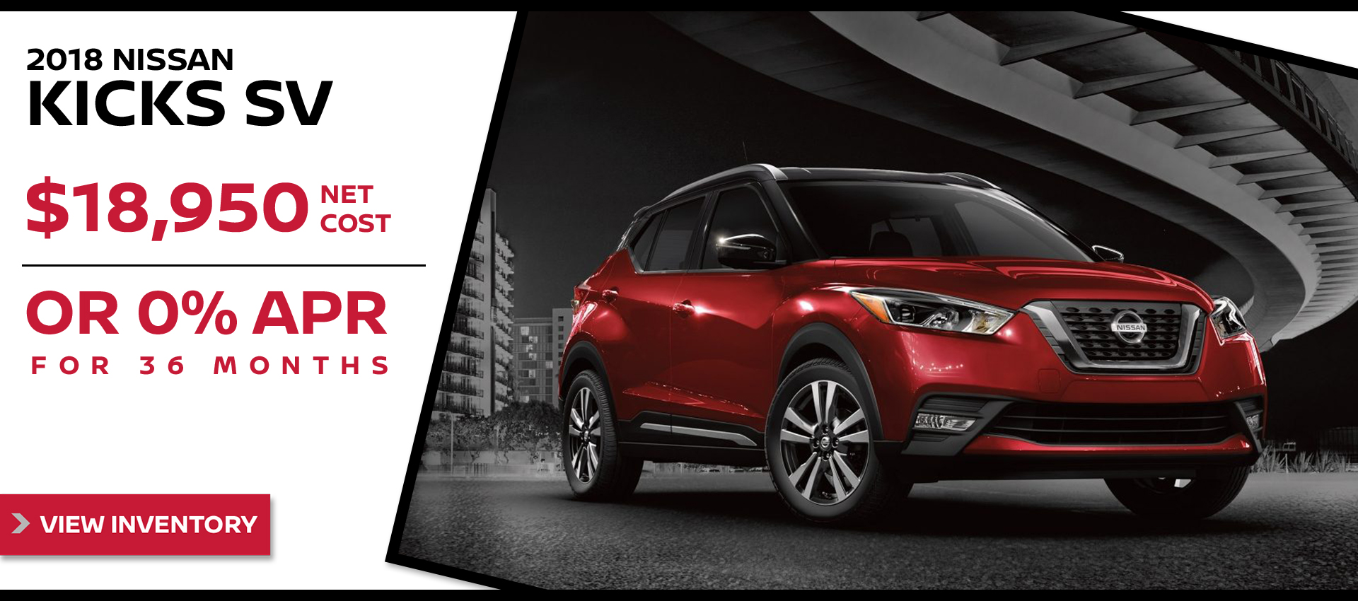 Mossy Nissan - Kicks $18,950 Purchase HP