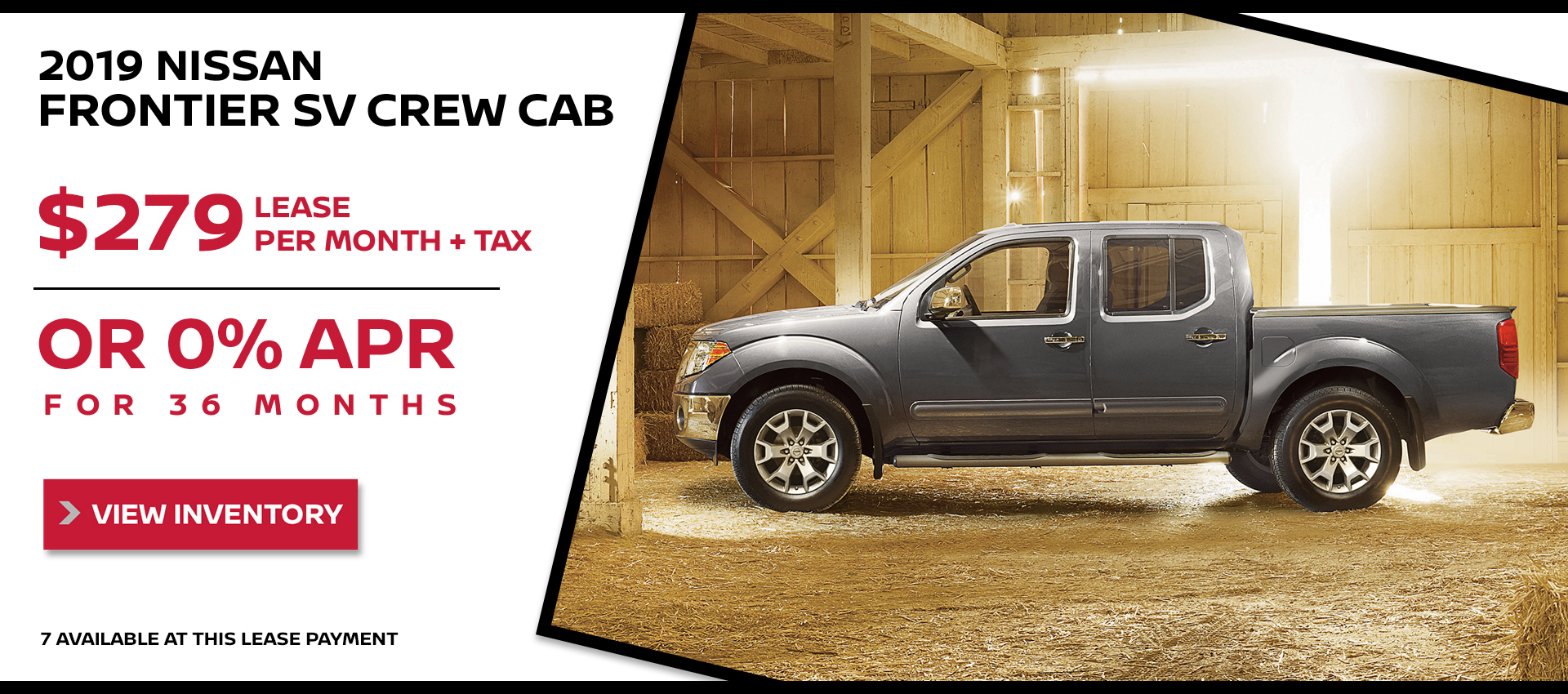 Mossy Nissan - Nissan Frontier $279 Lease HP