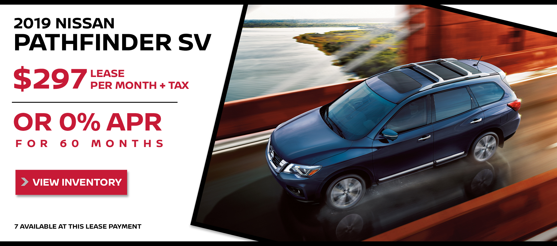 Mossy Nissan - Nissan Pathfinder $297 Lease HP