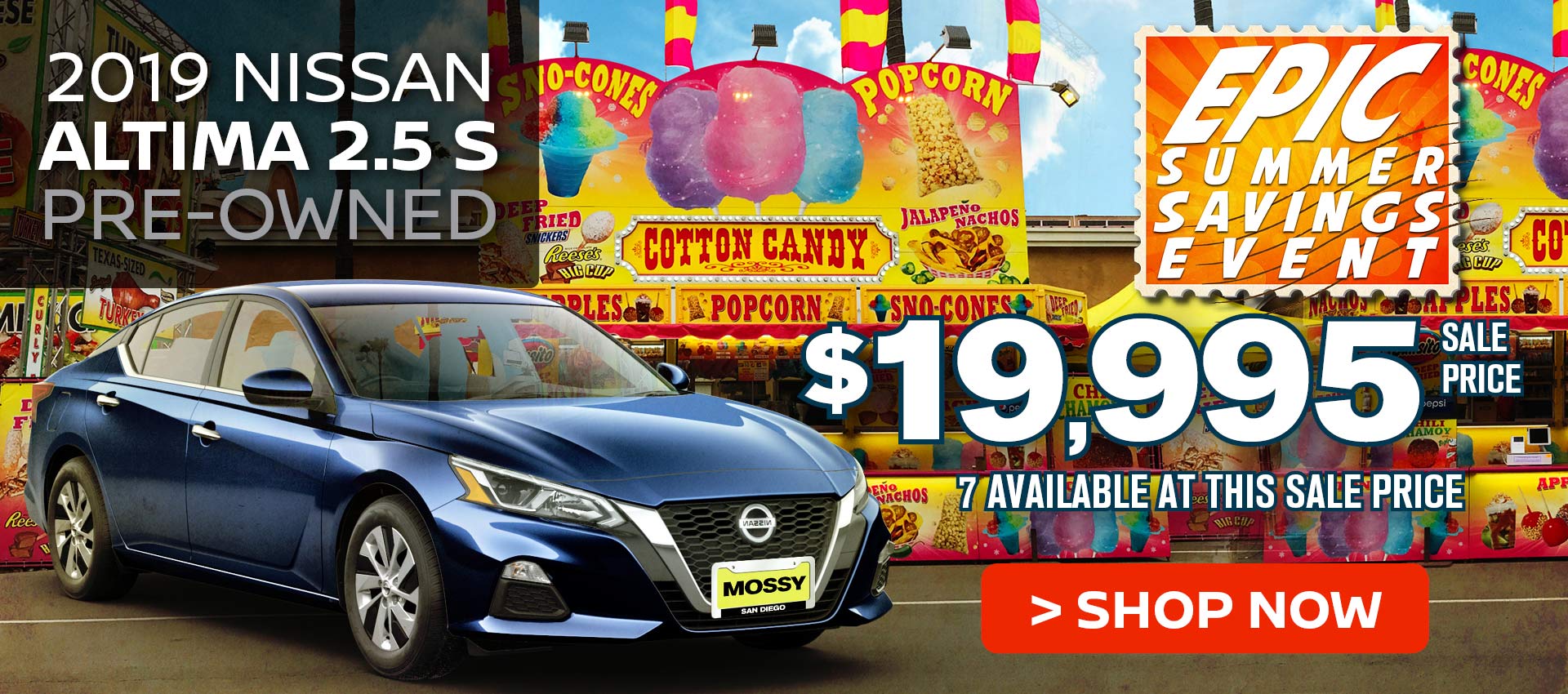 Mossy Nissan - PreOwned Altima Summer Savings HP