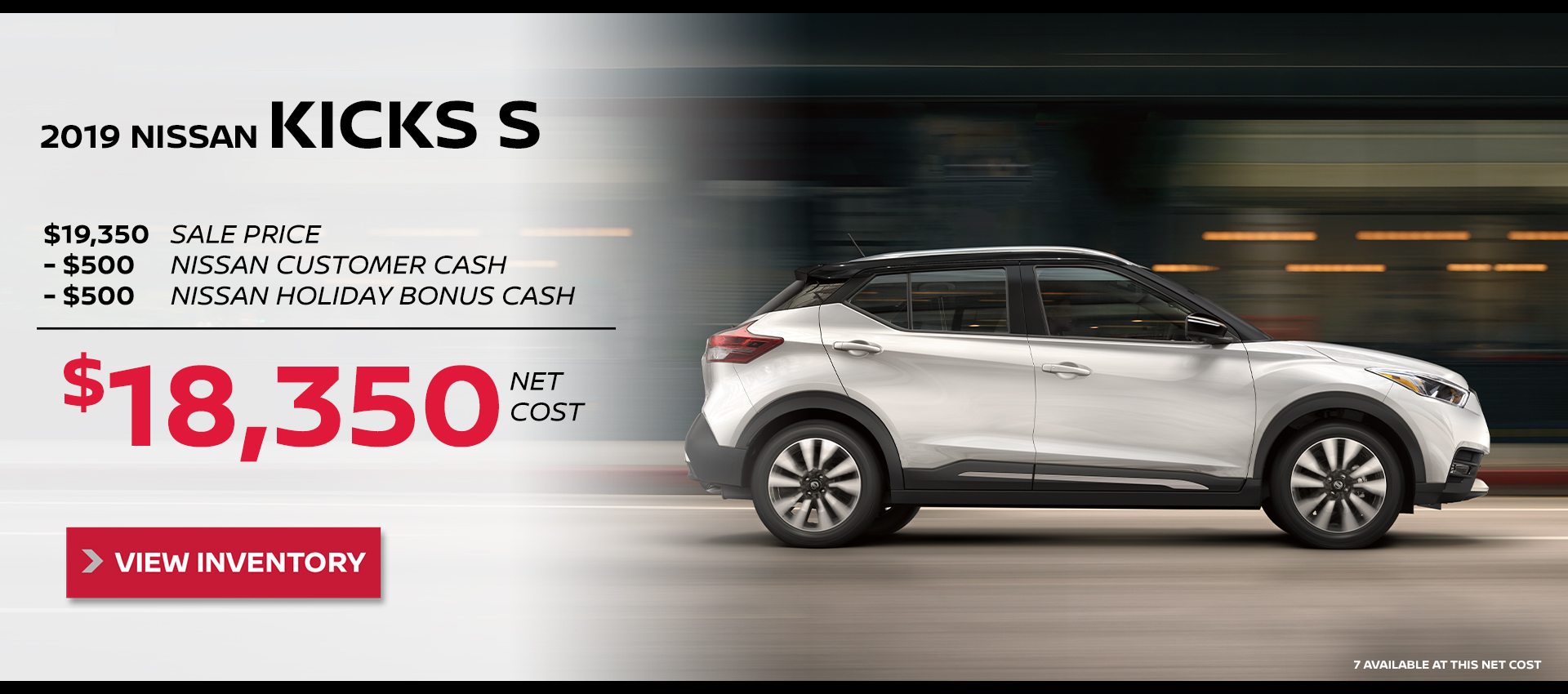 Mossy Nissan - Kicks $18,350 HP