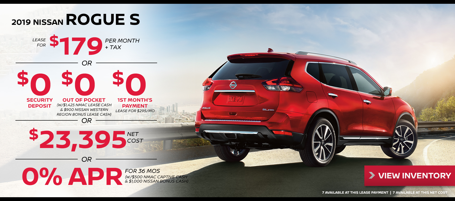 Mossy Nissan - Nissan Rogue $179 Lease HP