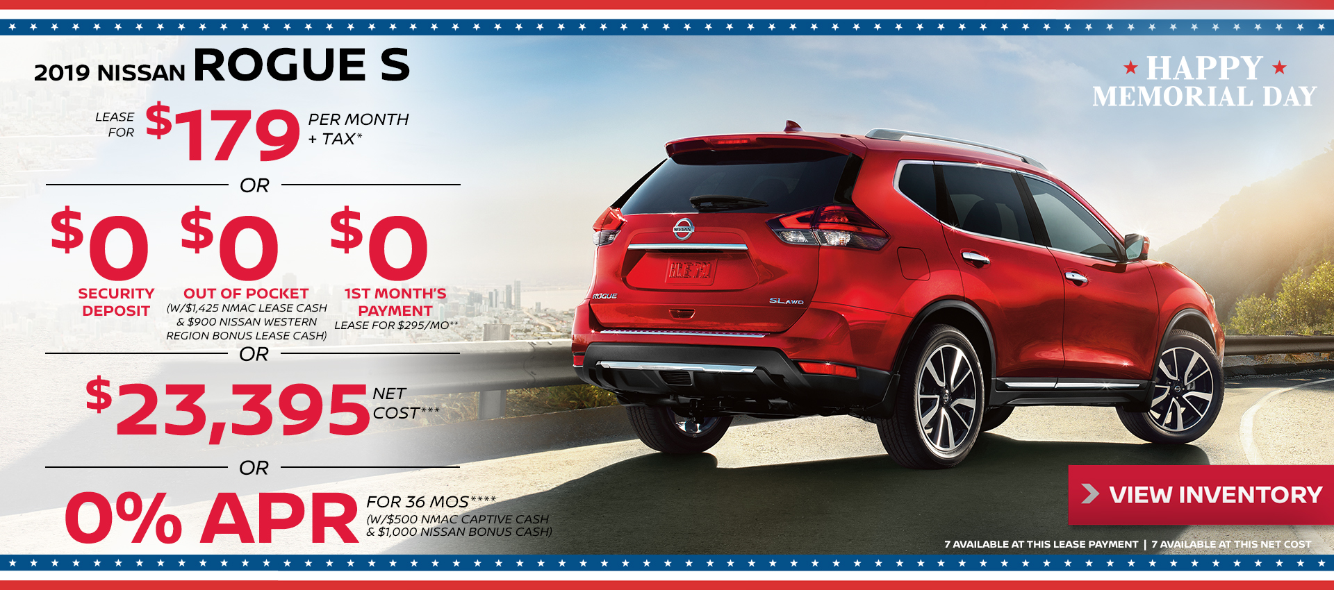Mossy Nissan - Nissan Rogue $179 Lease HP
