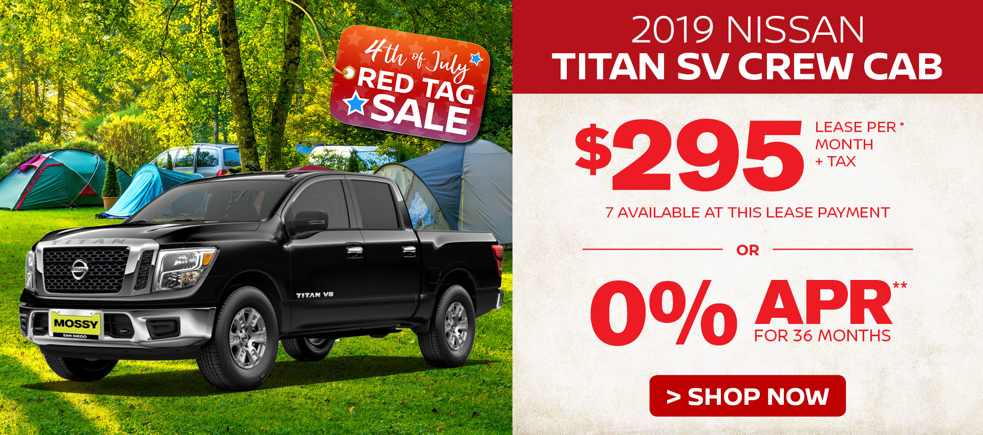 Mossy Nissan - Nissan Titan $295 Lease HP