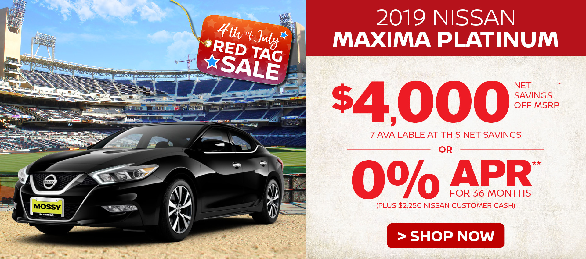 Mossy Nissan - Nissan Maxima 4K Off MSRP HP