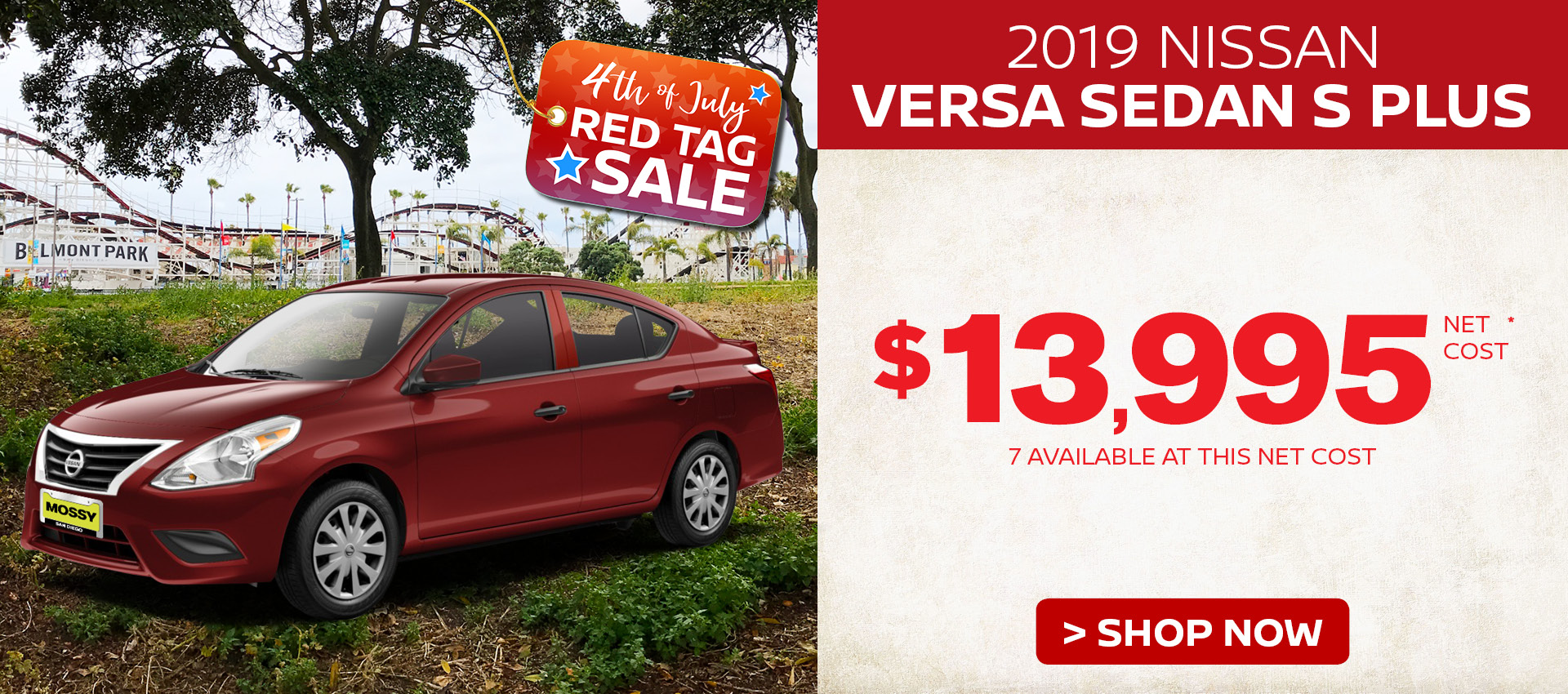 Mossy Nissan - Nissan Versa $13,995 Purchase HP