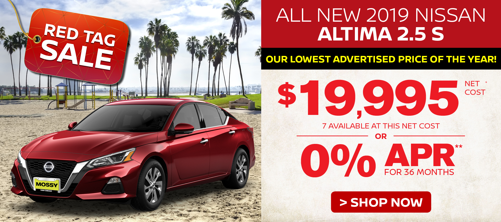 Mossy Nissan - Nissan Altima $19,995 Purchase HP