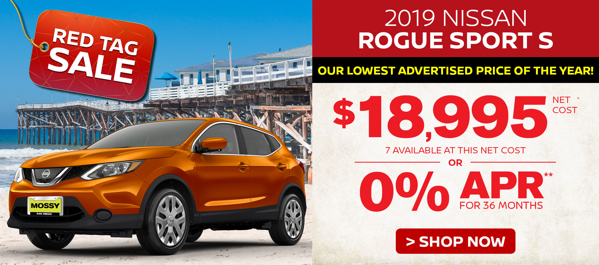 Mossy Nissan - Rogue Sport $18,995 Purchase HP