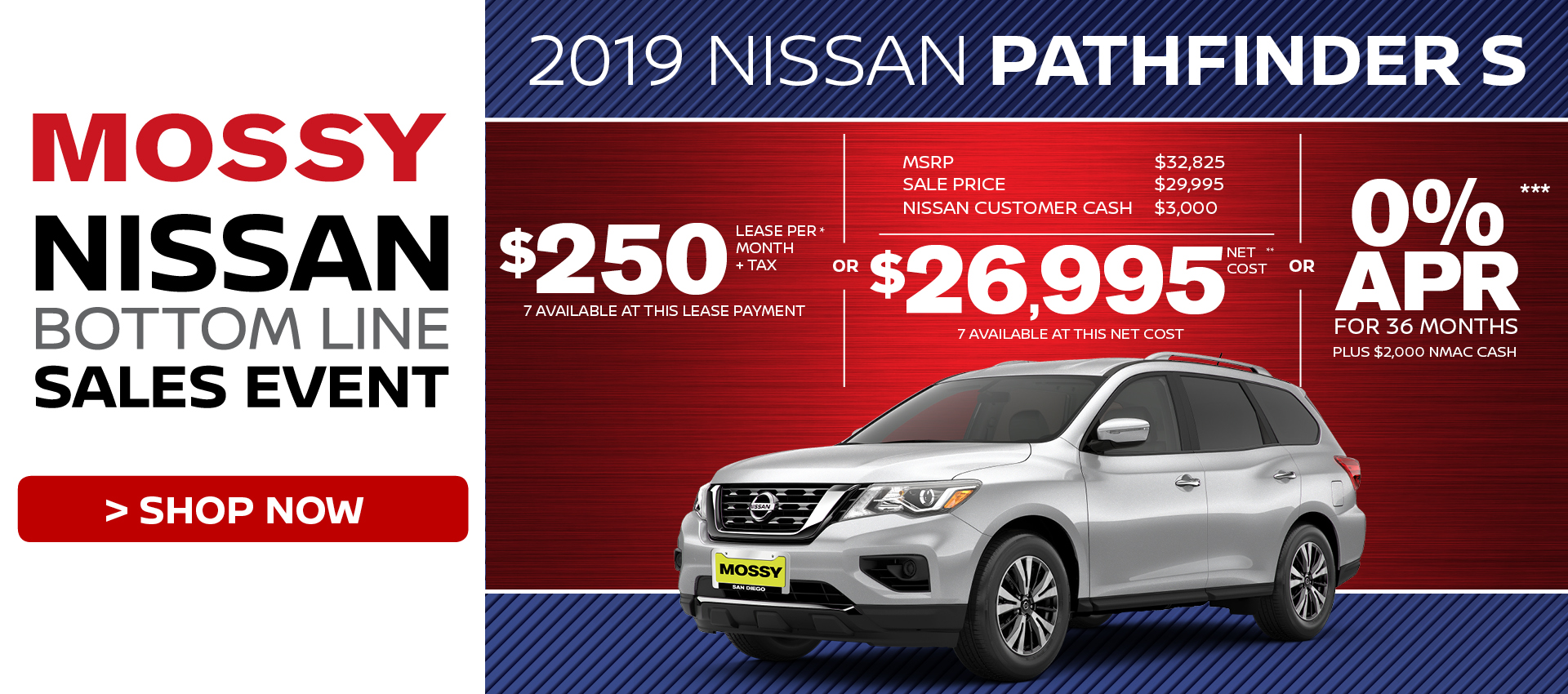 Mossy Nissan - Nissan Pathfinder $26,995 Purchase HP