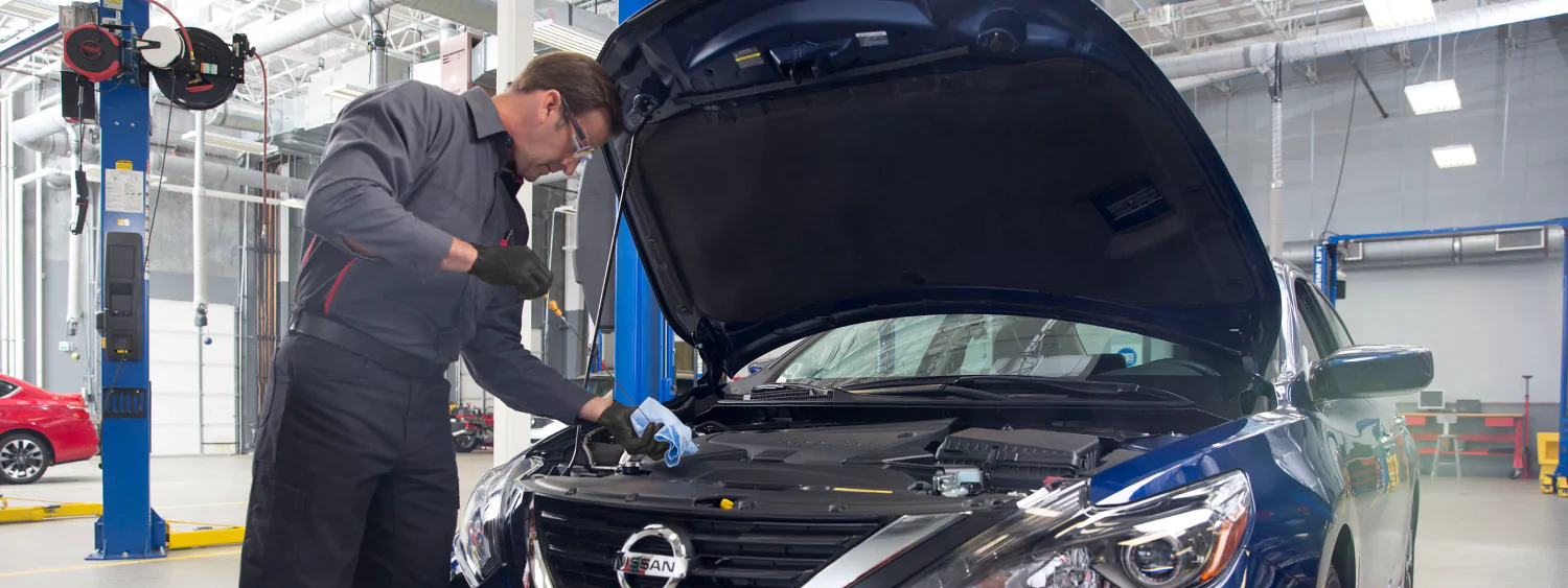 Oil Change at Woodbury Nissan