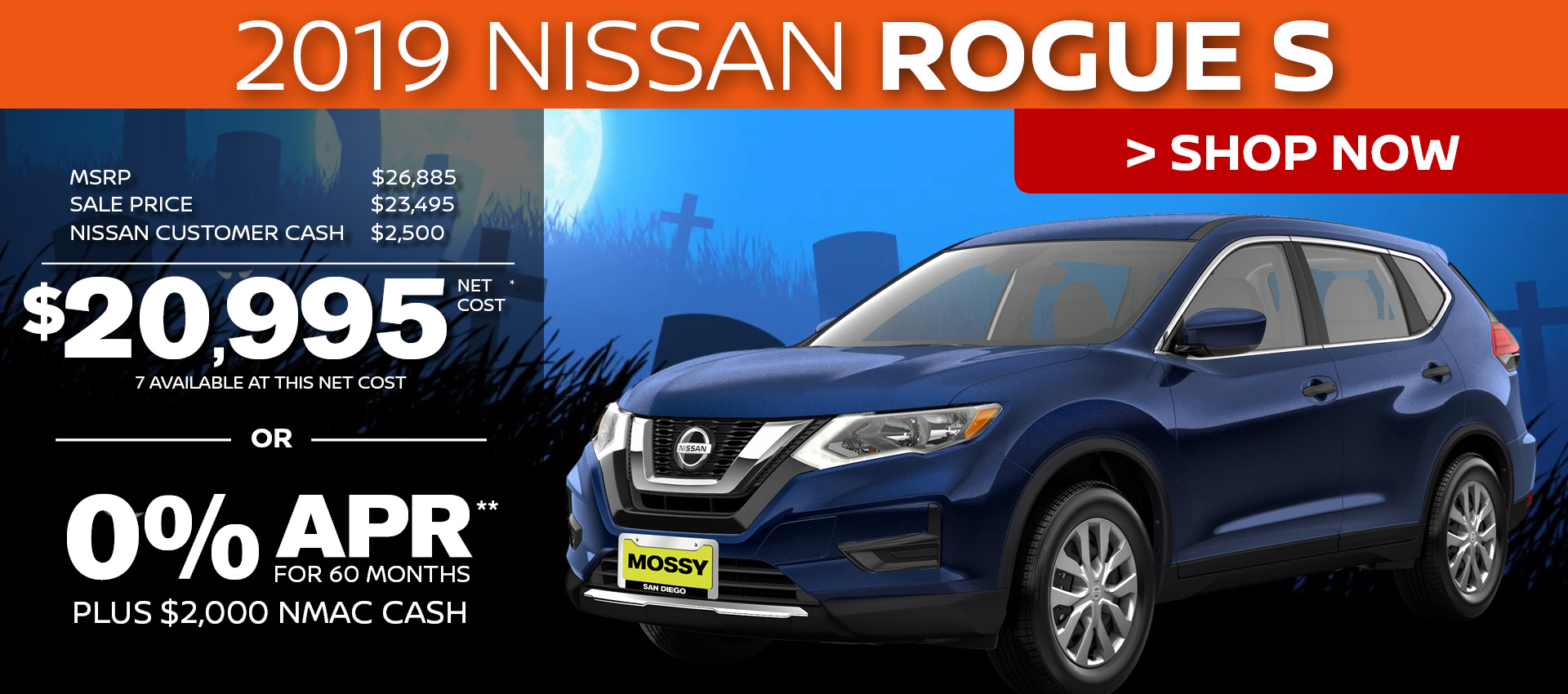 Mossy Nissan - Nissan Rogue $20,995 Purchase HP