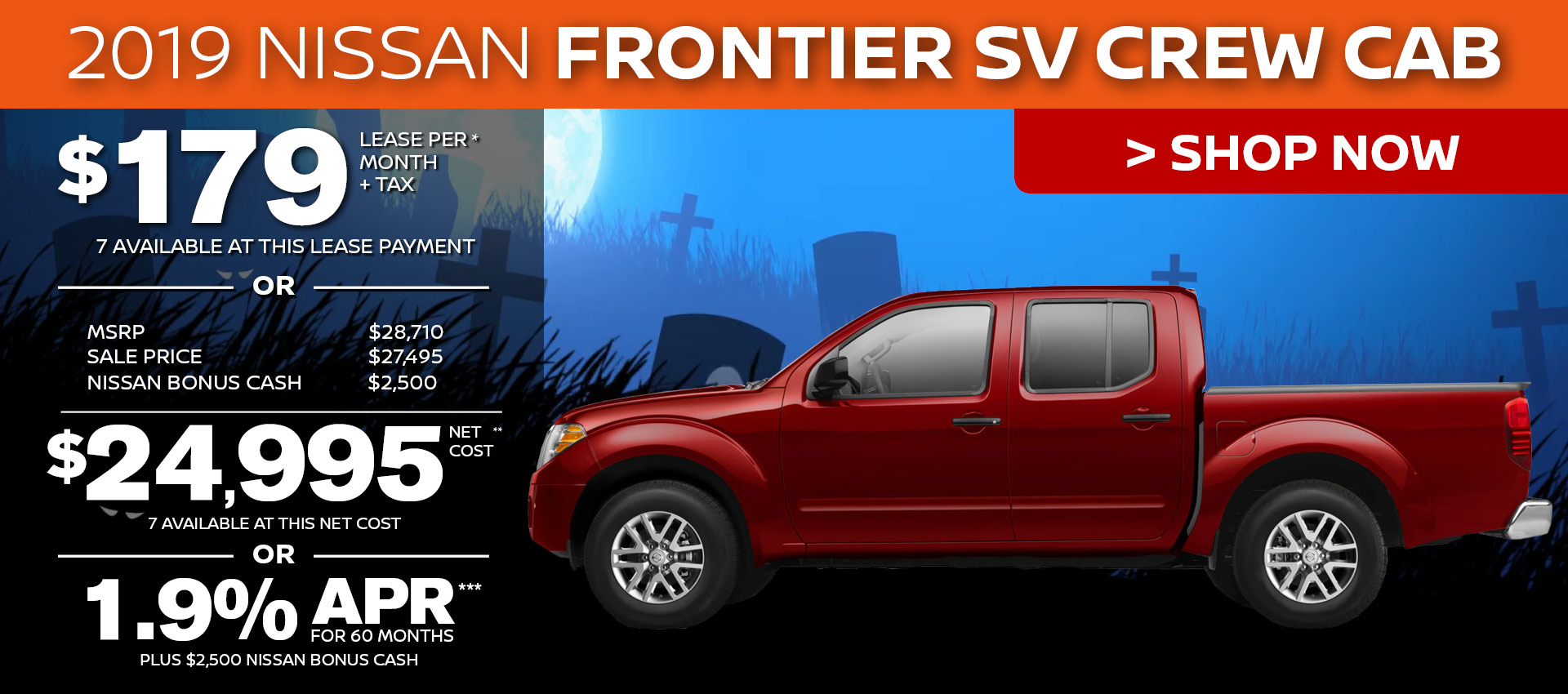 Mossy Nissan - Nissan Frontier SV Crew HP