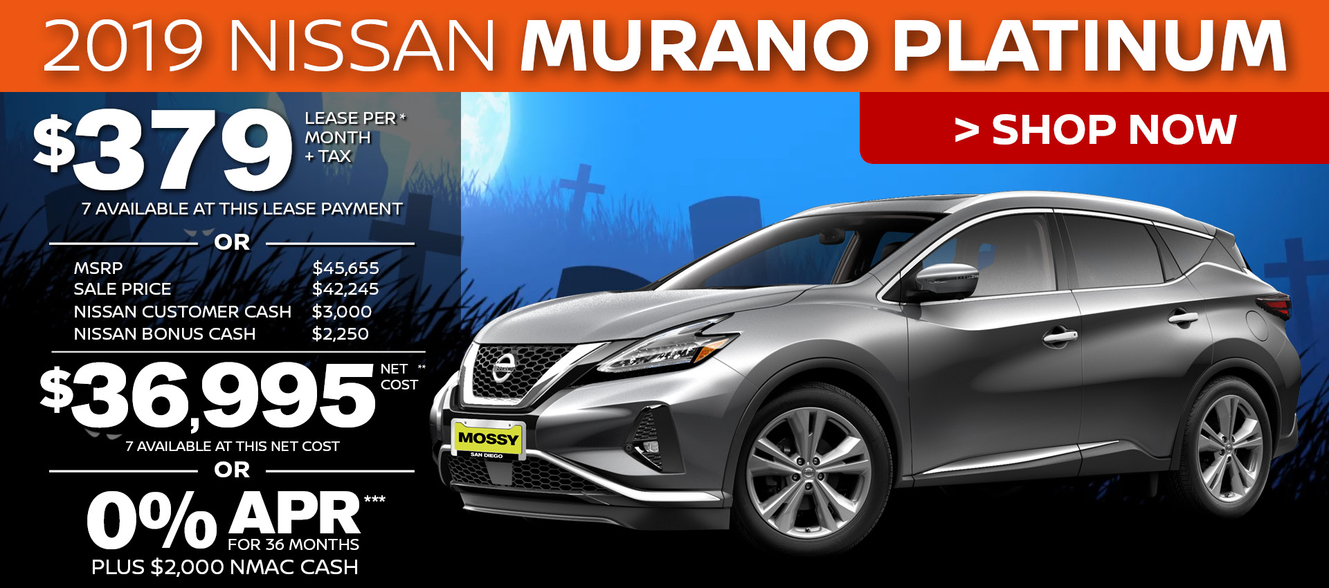 Mossy Nissan - Nissan Murano Platinum Purchase HP