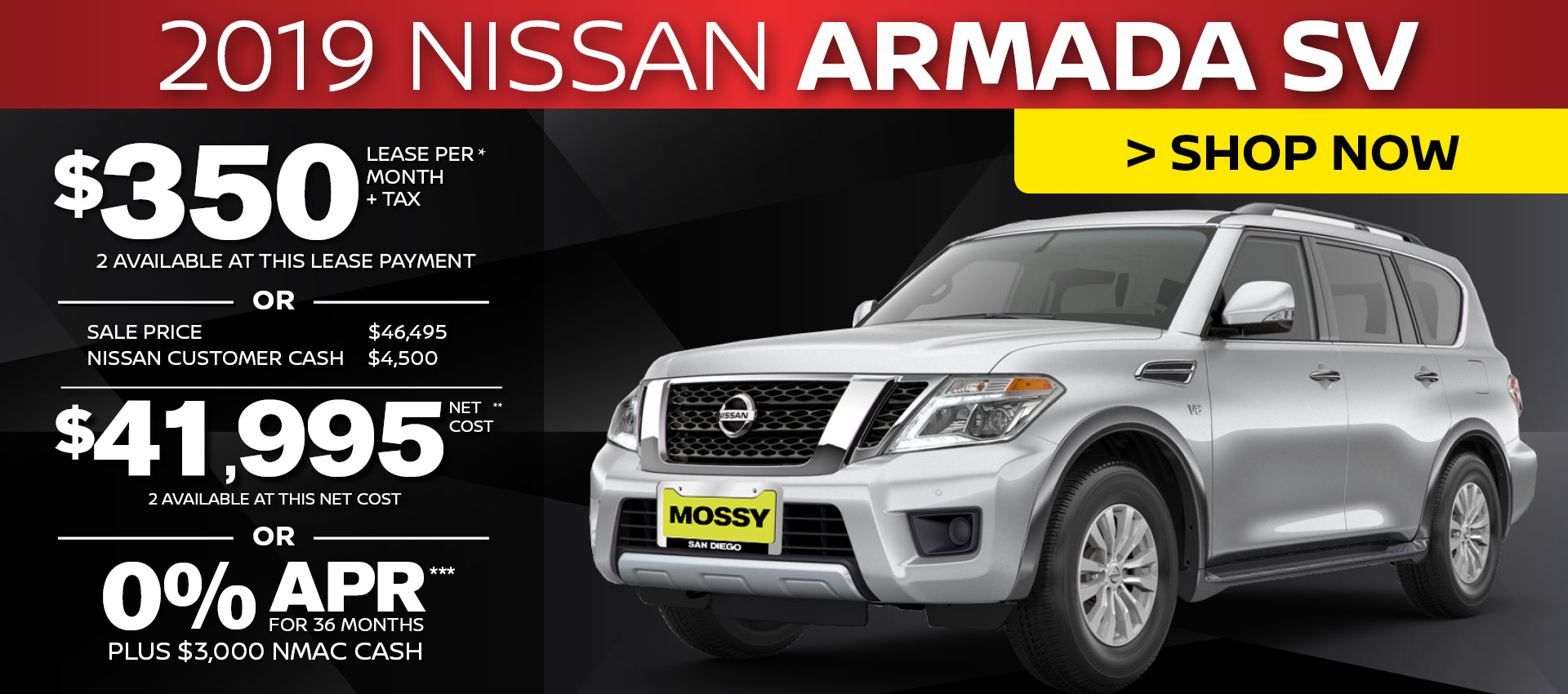 Mossy Nissan - Nissan Armada HP