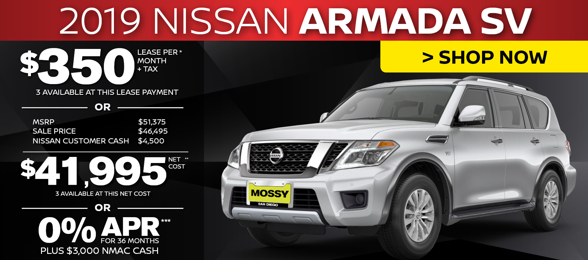 Mossy Nissan - Nissan Armada HP