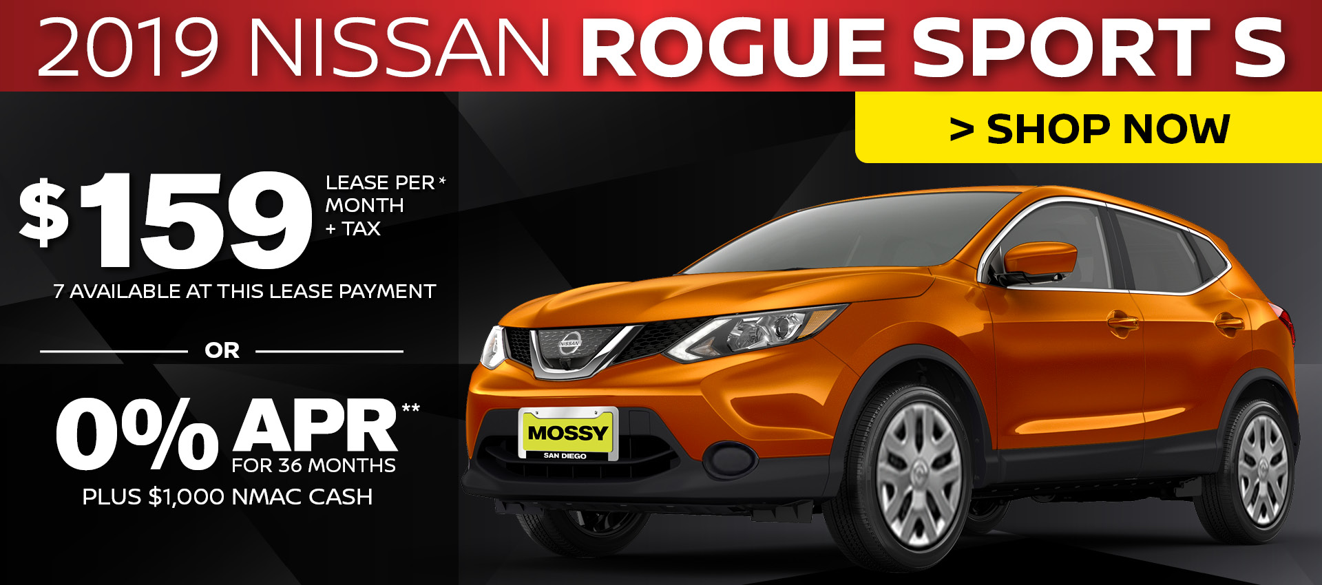 Mossy Nissan - Rogue Sport $18,995 Purchase HP