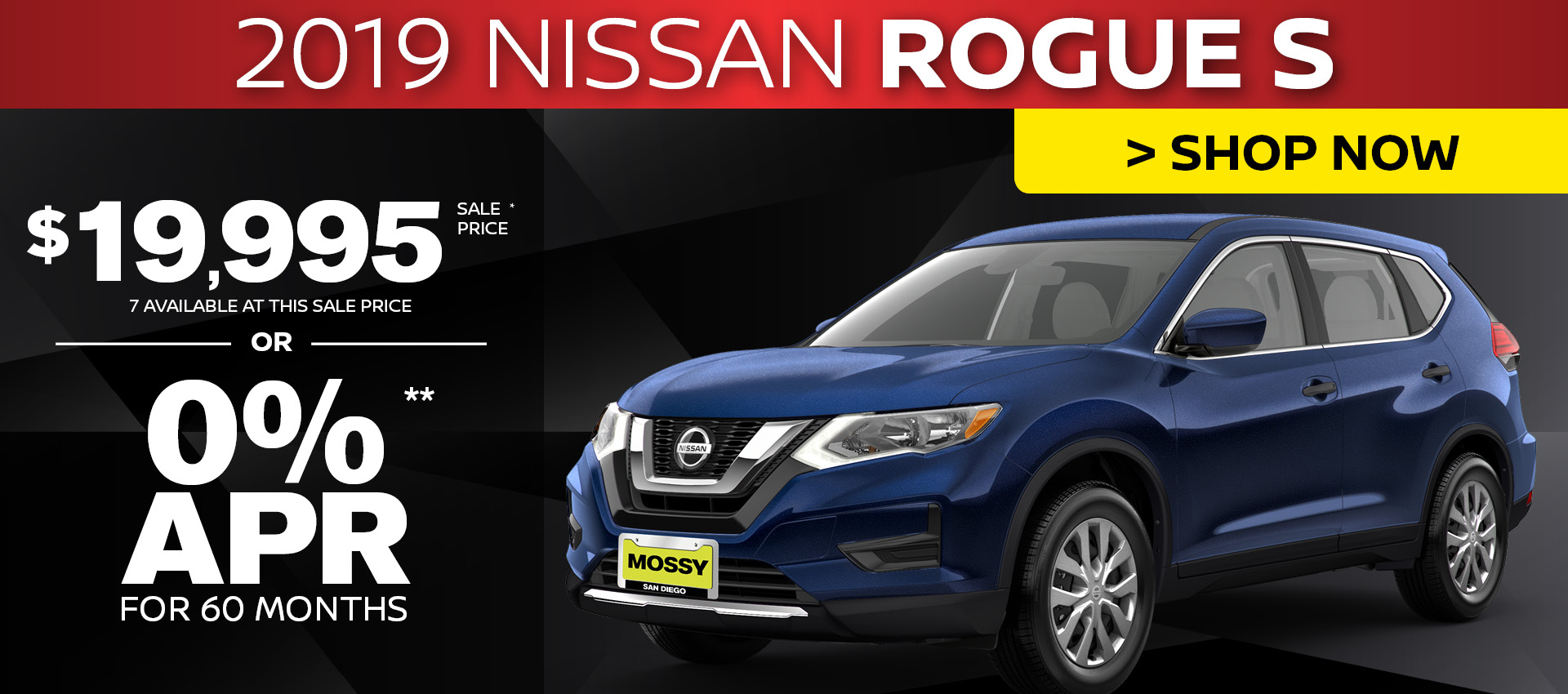 Mossy Nissan - Nissan Rogue $20,995 Purchase HP