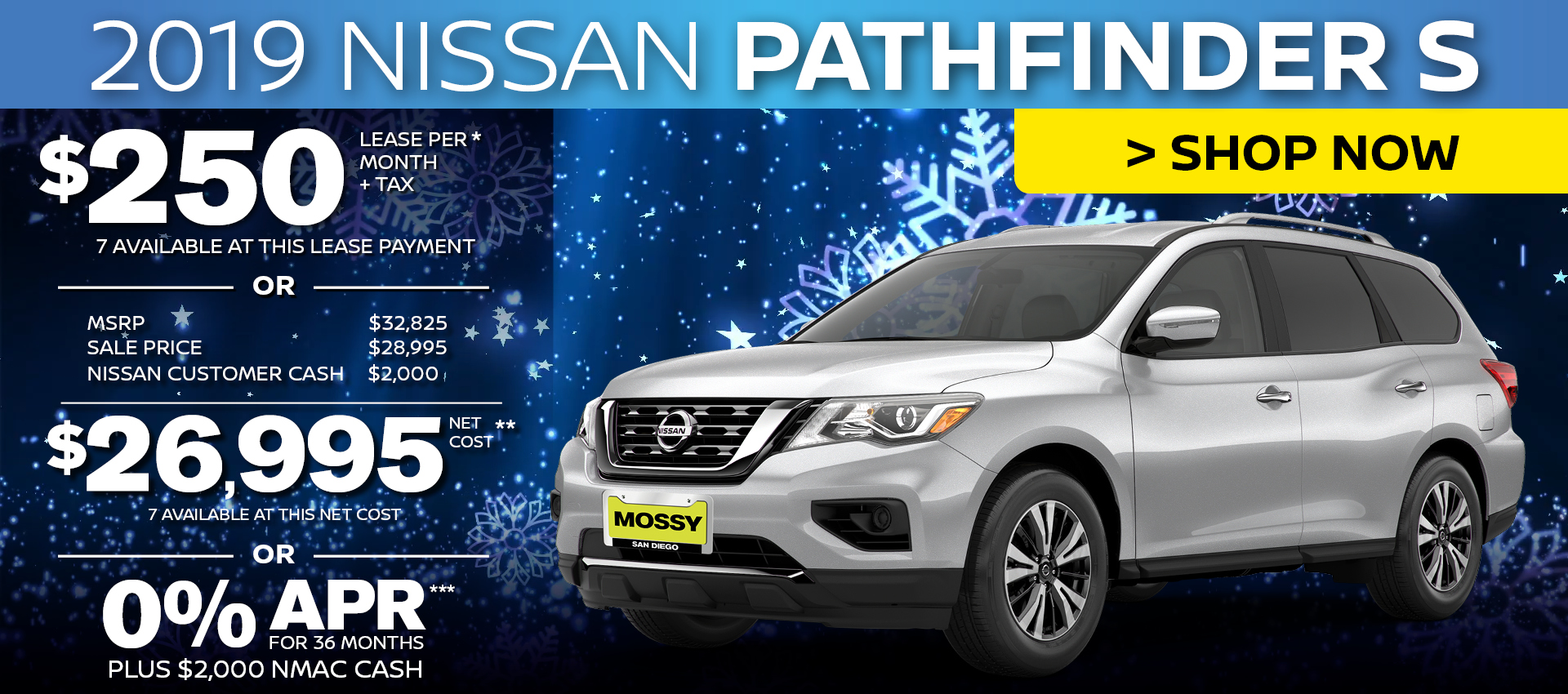 Mossy Nissan - Nissan Pathfinder $26,995 Purchase HP