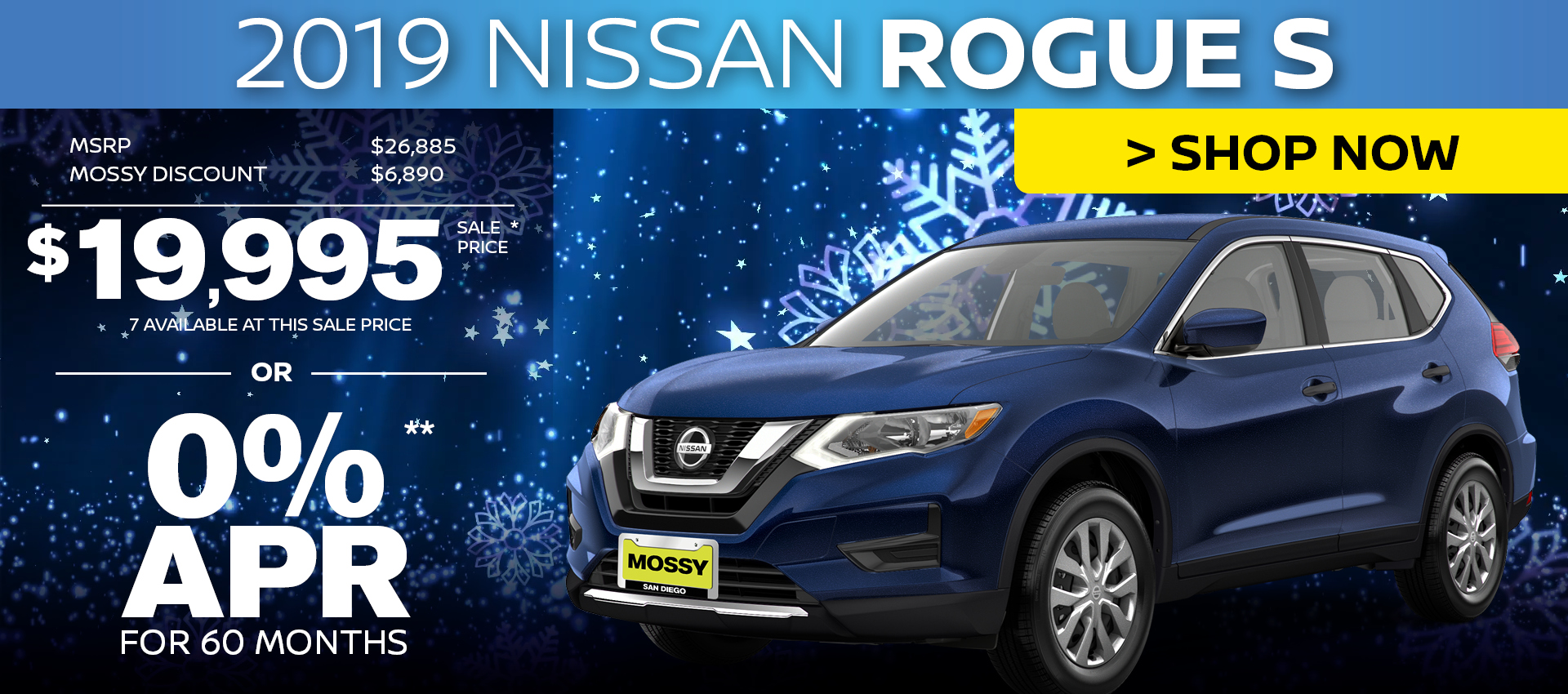 Mossy Nissan - Nissan Rogue $20,995 Purchase HP