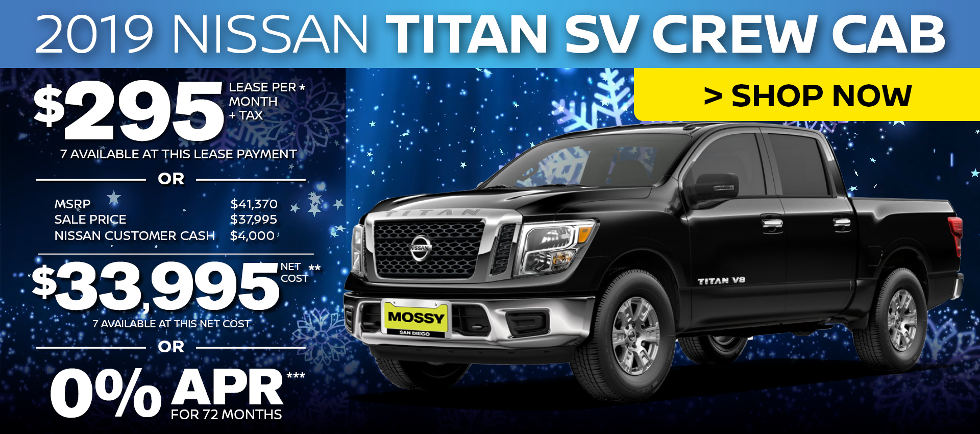 Mossy Nissan - Nissan Titan Purchase HP