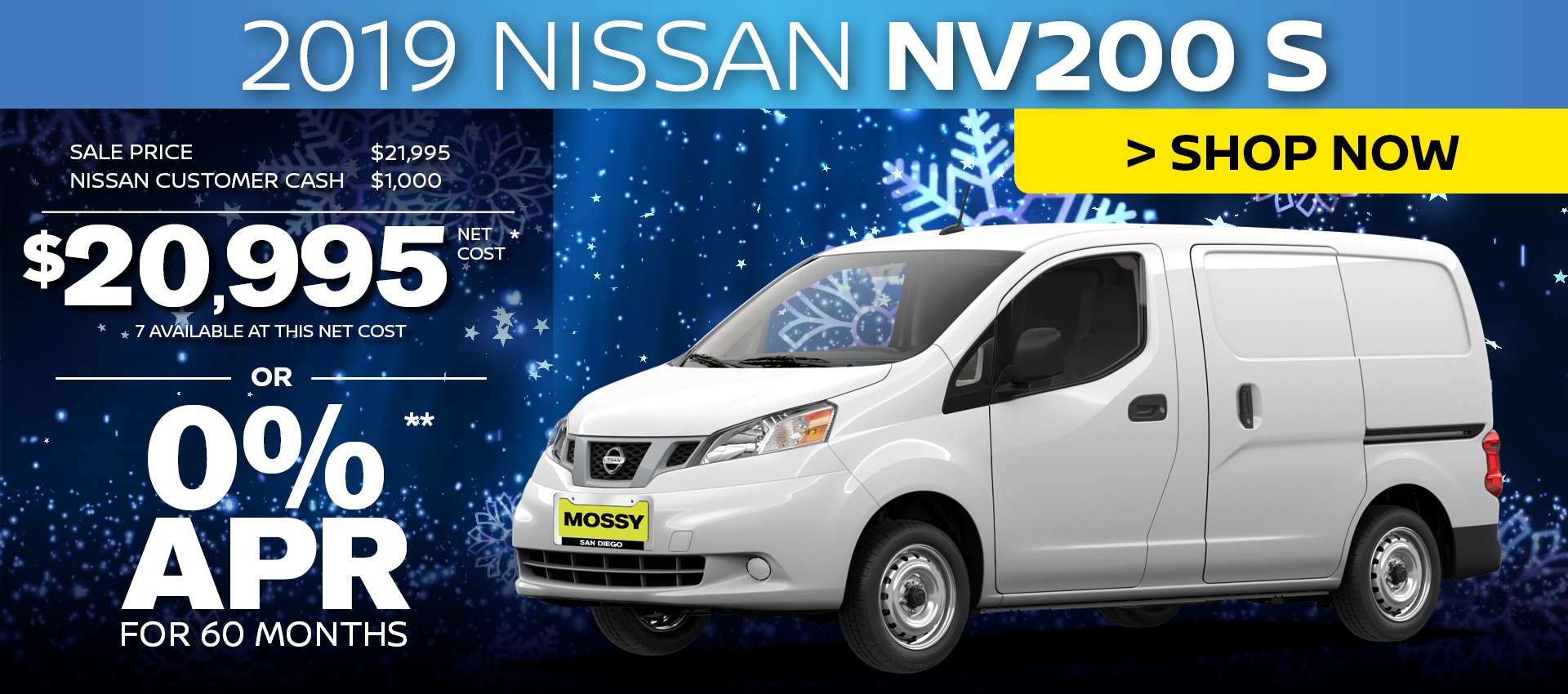 Mossy Nissan - Nissan NV200 $22,195 Purchase HP
