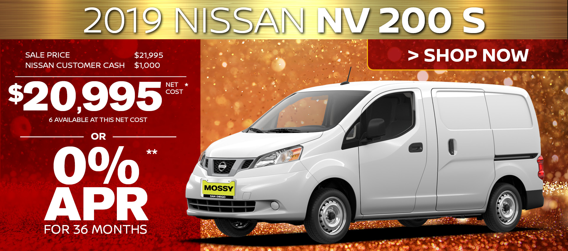Mossy Nissan - NV200 HP