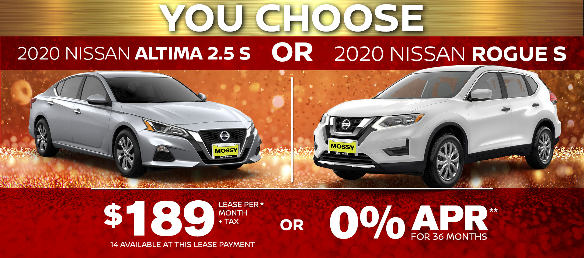 Mossy Nissan - Altima Rogue Combo HP