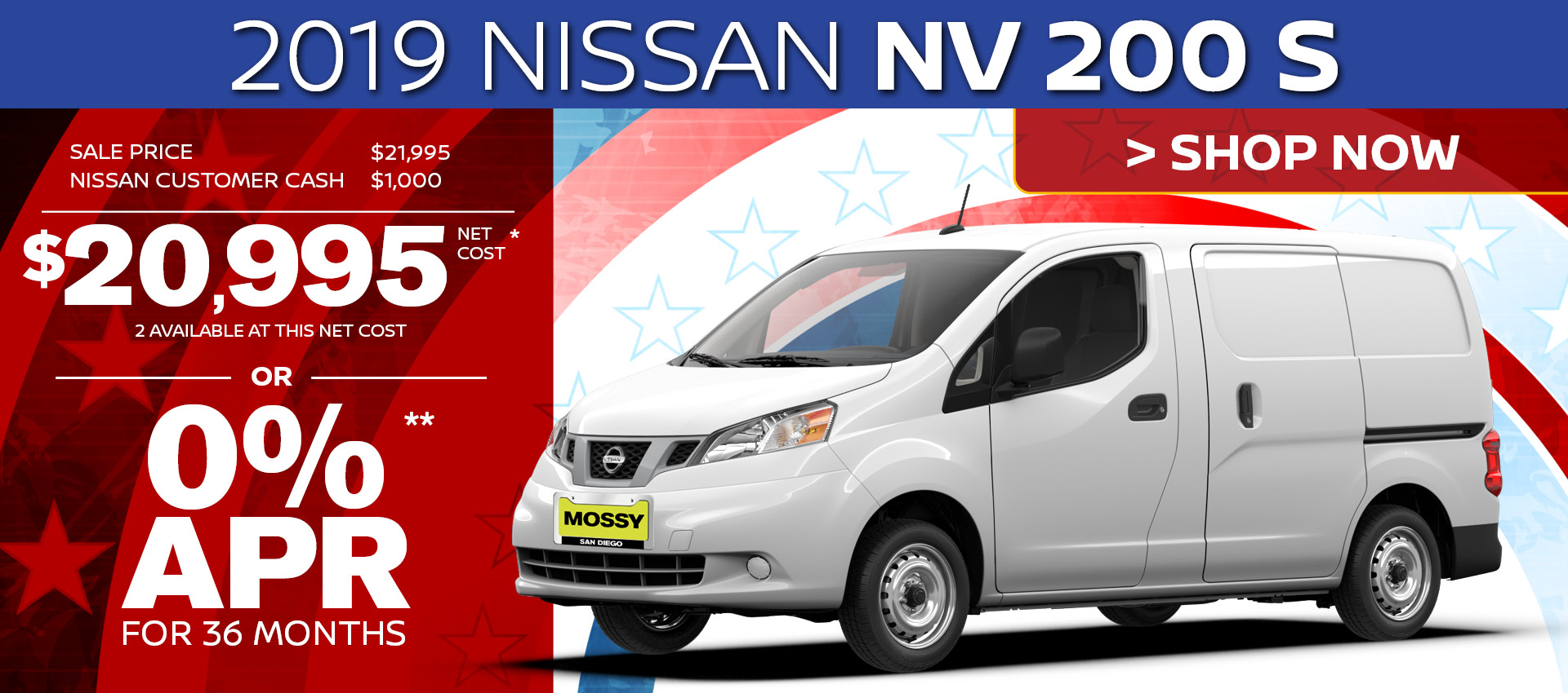 Mossy Nissan - NV200 HP
