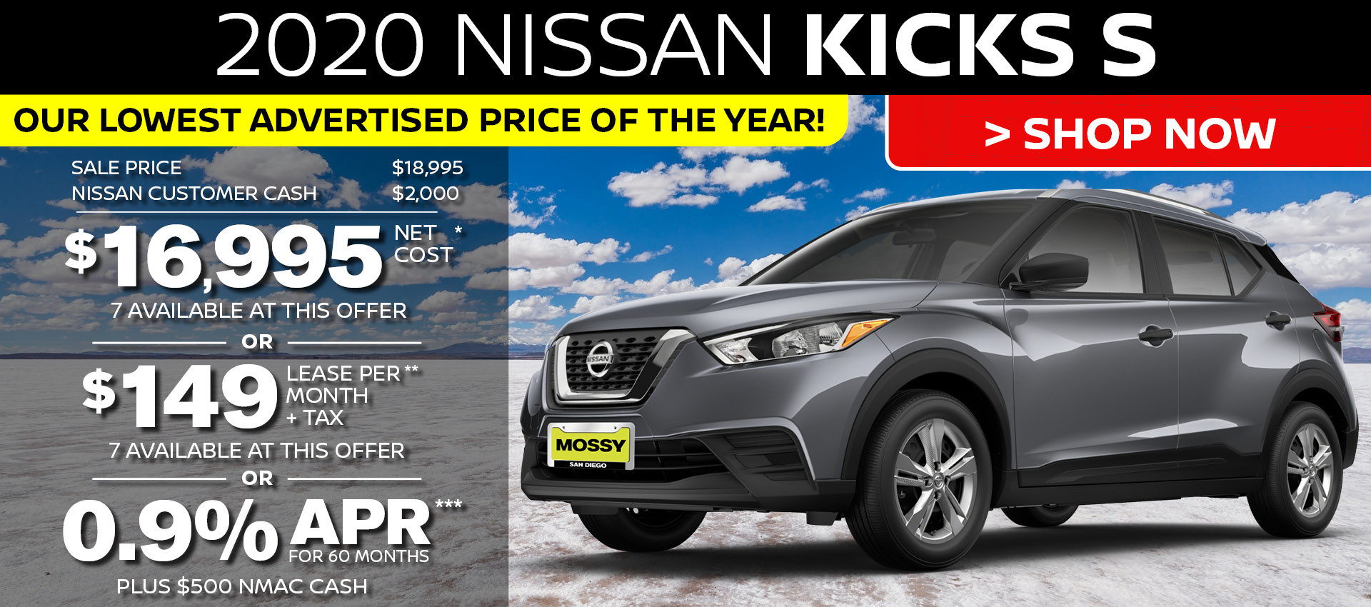 Mossy Nissan - Kicks HP