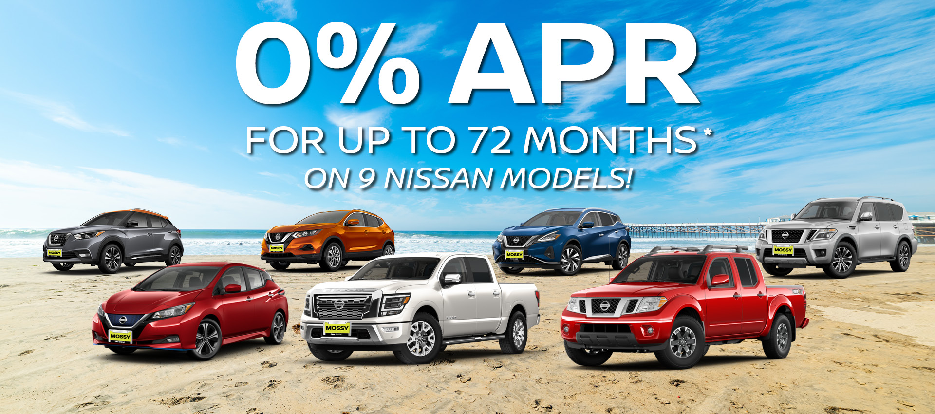 Mossy Nissan - 0% for 72 - HP