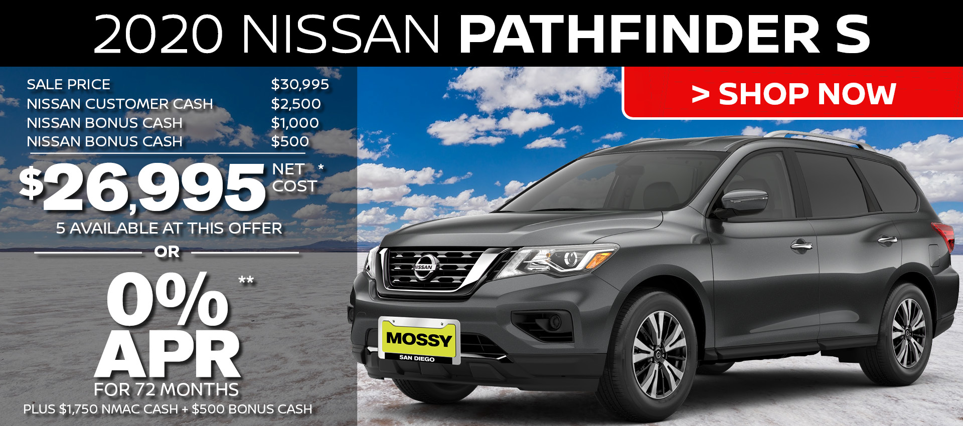 Mossy Nissan - Pathfinder HP