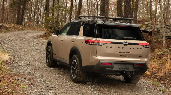 2023 Nissan Pathfinder Rock Creek off-road tuned suspension